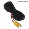 thumbnail image 1 of RCA Male Female Car Reverse Rear View Camera Video Extension Cable CordMale to female 10 metersblack, 1 of 1