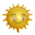thumbnail image 2 of Set de 10 globos de foil dorados con forma de sol UY, 2 of 4