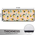 thumbnail image 5 of Kitchen Rugs Sets Of 2,Yellow Lemon Fruit Leaves LightPink Pattern Anti Fatigue Kitchen Mat Rugs Non Slip Washable,Decorative Kitchen Floor Mats for Kitchen,Sink,Laundry,17"x47"+17"x47", 5 of 5
