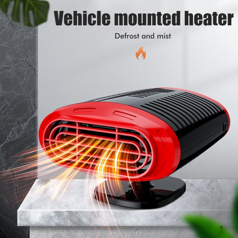 Chauffage Voiture 12V/24V - Défrosteur Rapide Et Réchauffeur D'habitacle - Rechargeable, Pour SUV, Camion, Berline - 5