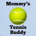 thumbnail image 2 of CafePress - Mommys Tennis Buddy Body Suit - Baby Light Bodysuit, Size Newborn - 24 Months, 2 of 4