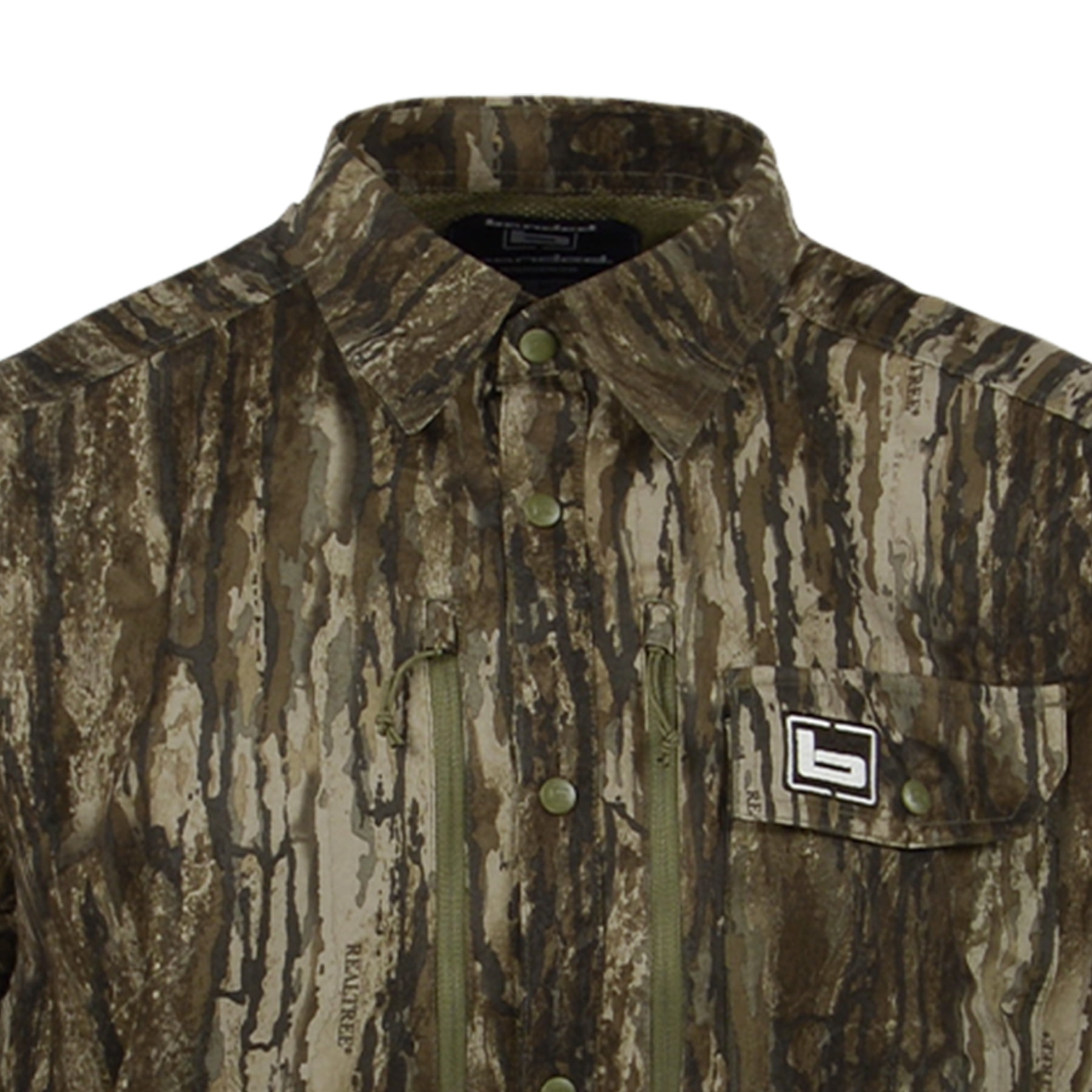 BANDED Men's Badlander Lightweight Short Sleeve Hunting Shirt, Color: Legacy, Size: XL