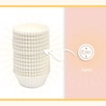thumbnail image 3 of 300-Count White Cupcake Liners: Food Grade Baking Cups for Cupcake Wrapping and Baking(Large Size), 3 of 4