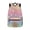 Capybara Daisy Donut Pattern, variant on Mermaid Scale Ombre Girls Boys School Backpacks Large Capacity Shoulder Book Bags