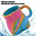 thumbnail image 6 of Vacemry Under $5 360ml Silicone Coffee Mugs Set, Colorful Tie Dye Drinking Cups for Parties, Dishwasher Safe Beverage Containers for Hot Cold, Shatterproof Party Glass Alternatives, 6 of 6