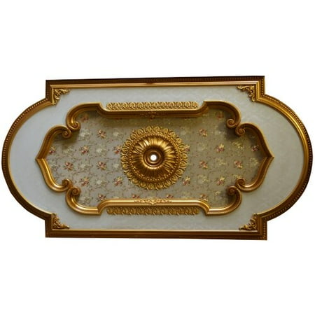 Art Frame Direct Floral Fantasy Chandelier Ceiling Medallion