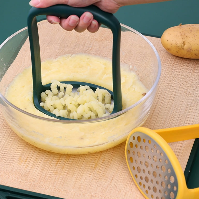 Potato Masher,Heavy Duty Stainless Steel kitchen Steel Potato Masher,Mashed  Potatoes, Vegetables and Fruits.