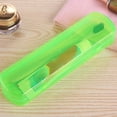thumbnail image 4 of 1PC Plastic Toothbrush Travel Case, Lightweight Portable Toothbrush & Toothpaste Holder for Travel, Business Trips, Gym and Home Use, 4 of 9
