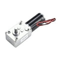 thumbnail image 3 of Gear Box Motor Dc 12V 24V High Torque Electric Power Speed Reduce Turbine Worm 12V27Rpm, 3 of 8