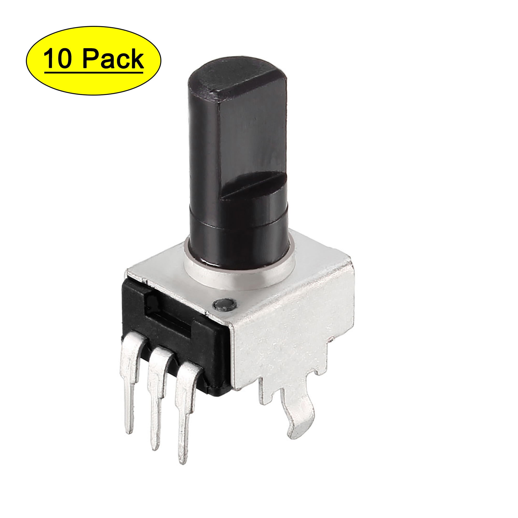 Uxcell 5k ohm Single Turn Rotary Film Potentiometer Variable Resistors ...