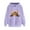 Purple Sweatshirt for Winter, variant on Women's Cat Graphic Print Hoodies Loose Drawstring Sweatshirt Casual Sweaters Funny Long Sleeve Winter Oversized Pullover Tops Red XXL