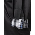 thumbnail image 3 of FashionOutfit Men's Roll Up Long Sleeve Button Down Shirt, 3 of 3
