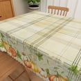 thumbnail image 3 of Tchckioa Fall Thanksgiving Plaid Tablecloth,Waterproof Washable Table Cover for Kitchen Dining Decor(Rectangle,60x102 Inch), 3 of 6
