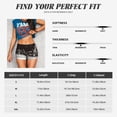 thumbnail image 5 of Daiia Piano Keys With Musical Notes Pattern Women's Workout Shorts Biker Shorts - High Waisted Workout Spandex Tummy Control Gym Running Yoga Shorts-Medium, 5 of 8