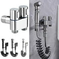 thumbnail image 4 of MYG Hygienic Shower for Bathroom Toilet Bidet Shower Head Double Outlet Angle Valve, 4 of 10