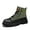 Olive Green (Men), variant on Colisha Womens Booties Waterproof Combat Boot Breathable Lace Up Ankle Boots Casual Motorcycle Lug Sole Short Bootie Beige (Women) 9.5