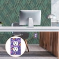 thumbnail image 6 of Yayeee Blank Wall Plate Cover 1-Gang 4.5"x2.7" Home Unused Decorative Outlet, Purple Wildflowers Pattern, 6 of 7