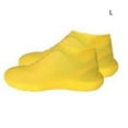 thumbnail image 2 of Couvre-chaussures en Latex Antidérapants Réutilisables Imperméables pour Bottes de Pluie Surchaussures Chaussures (Bleu G), 2 of 2