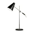 thumbnail image 2 of Dainolite 1 Light Adjustable Table Lamp, Black & Polished Chrome, 2 of 2