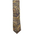 thumbnail image 1 of Altea Milano Men's Blue / Yellow Paisley Silk Necktie - One Size, 1 of 1