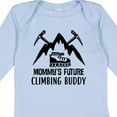 thumbnail image 4 of Inktastic Rock Climber Mommy Climbing Buddy Boys or Girls Long Sleeve Baby Bodysuit, 4 of 5