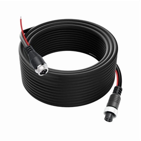 M12 4Pin Male To Female Extension Cable 4Pin Aviation Plugs Cable For Car Reversing Camera Audio Video