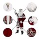 thumbnail image 4 of Conjunto de disfraz de Papá Noel ZHAOCHENG 8 piezas terciopelo talla XL, 4 of 5