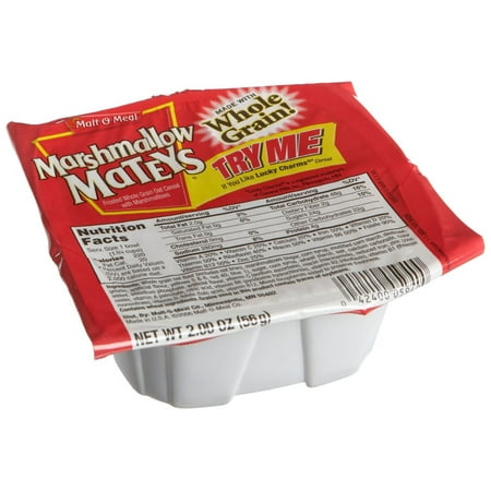 48 PACKS : Malt-O-Meal Marshmallow Mateys Cereal, 2-Ounce Single Serve