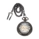 thumbnail image 4 of Reloj de bolsillo mecánico Reloj de bolsillo vintage con doble caja Reloj de bolsillo esqueleto de cuerda manual con cadena, 4 of 12