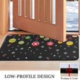 thumbnail image 3 of Black Christmas Ornament Pattern Door Rugs,Washable Non Slip Door Mats Indoor,Decorative Door Mats,Entry Mat Indoor for Entrance,Bedroom,Kitchen,Bathroom,30"x17", 3 of 6