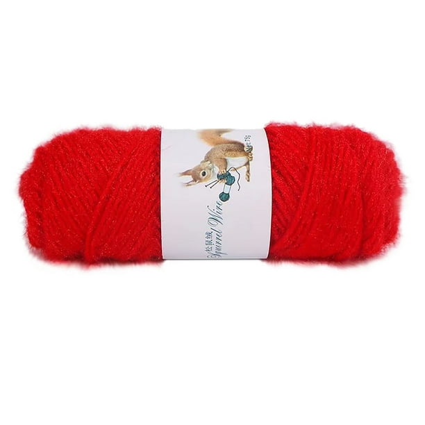 Xihbxyly Hilo de Lana para Tejer, Hilo de Mohair Suave, Bufanda, Chal, Gorro de Ganchillo, Accesorios Artesanales, Perfecto para Hacer Suéteres, Madeja de 75 G, Longitud de 150 M, Lavable a Mano.
