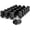 Black, variant on 24 PCS 14x1.5 Pitch Studs Wheel Lug Nuts, 1.8 inch Height OEM Factory Style Acorn Seat Lug Nuts, Chrome Finish, 7/8" Hex, 60 Degree Conical Seat for Silverado, Sierra 1500