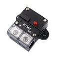 thumbnail image 1 of QualitChoice Vehicle Circuit Breaker Professional Removable Resettable Overload for Protection Speaker Security Accessories Black Button 60A, 1 of 6