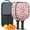 Pioneer Flower Floral, variant on Pickleball Paddles Set,Pioneer Flower Floral Print Pattern Fiberglass Surface Pickleball Racket Set with 2 Indoor Outdoor Pickleball Balls and Pickleball Bag,Pickle-ball Equipment
