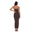 thumbnail image 4 of Forever 21 Women’s Bandage Style Maxi Dress with Seashell Hardware, Strapless Cutout Bodycon Long Dress for Parties, XS-XL, 4 of 6