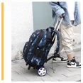 thumbnail image 4 of Mochila Escolar Infantil com Rodinhas Preta, 4 of 5