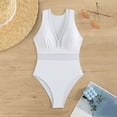 thumbnail image 5 of Pxiakgy one piece swimsuit women Women Mesh Swimsuit Push Up High Waisted Bathing Suit swim suits for women White + S, 5 of 7