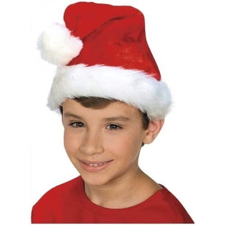 Kid's Plush Santa Hat New