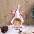 thumbnail image 3 of Christmas Candy Box Fruit Storage Basket Case Christmas Decoration Ornament Long Leg Doll Storage Box New Year Home Decoration, 3 of 5
