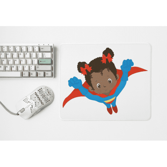 Super Hero Girl Mouse Pad