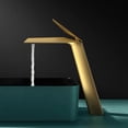 thumbnail image 1 of Grifo Monomando Llave Para Lavabo Fregadero Baño Lujo Dorado, 1 of 1
