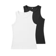 thumbnail image 2 of Anygrew 2 Pack Women's Summer Sleeveless Casual Camisole Shirt Slim Knit Ribbed Tank Tops, 2 of 5