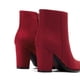 thumbnail image 3 of Botas DREAM PAIRS ANITA con Tacón Cuadrado Rojo 7.5 para Mujer, 3 of 9