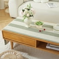 thumbnail image 5 of WCHUANG Linen Tassel Coffee Table Tablecloth Living Room Rectangular Tablecloth Cover with Pockets, 5 of 5