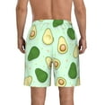thumbnail image 3 of Kll Avocado Men'S Casual Summer Beach Shorts Hawaiian Shorts With Pockets-Large, 3 of 9