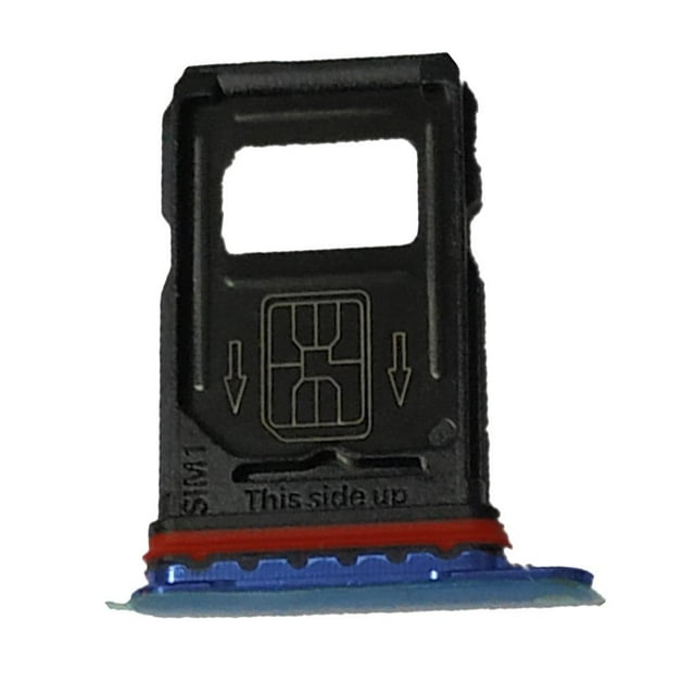 NUEVO reemplazo de la bandeja de la ranura del soporte de la tarjeta SIM para OnePlus 7 Pro Seven Pro Blue SM SunniMix Soporte de la bandeja de la tarjeta SIM