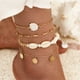 thumbnail image 1 of Tobillera de 4 piezas, borlas de concha Natural Retro, fotografía callejera, personalidad, regalo maravilloso creativo Wmkox8yii shlkj1179, 1 of 1