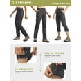 thumbnail image 5 of Moosehill Cargo Hiking Deep Pocket Elastic Waistband Pant Women's Size 10, 5 of 9