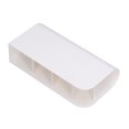 thumbnail image 2 of Desk Storage Box, Tilt Design Grid Design Space Saving Pen Holder White  For Office For Home, 2 of 8