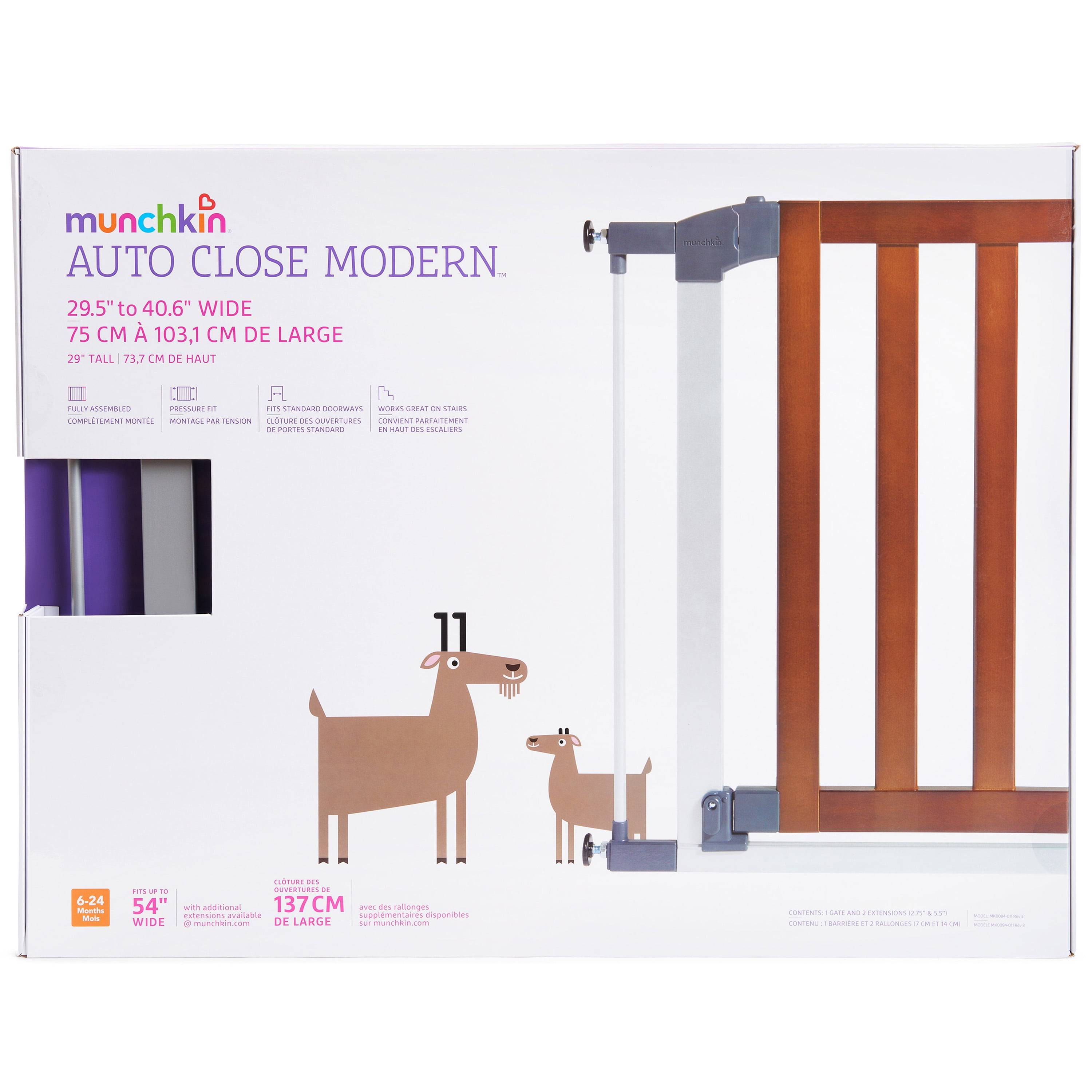 munchkin wood and steel gate